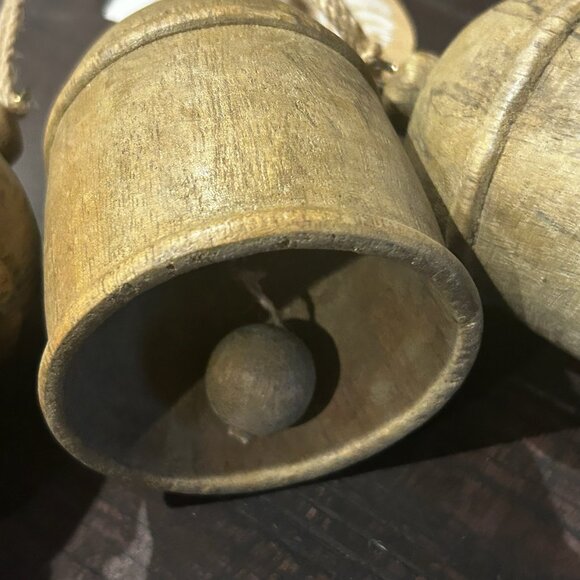 NWT 2 Pairs Set of 3 Handmade Rustic Harmony Vintage Cow Bells - Picture 5 of 13